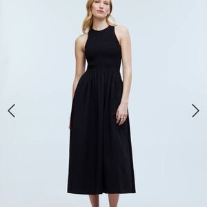 Madewell The Melody Smocked Midi Dress
